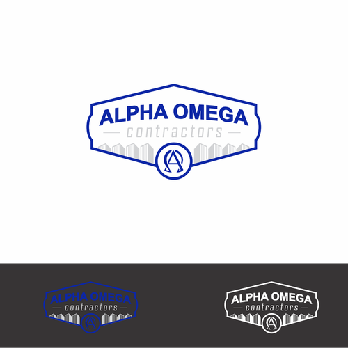 Create the alpha omega contractors logo Logo design contest