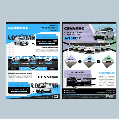 A5 Flyer for electric vehicle advertising in post and as newspaper supplement Design by anakmami89