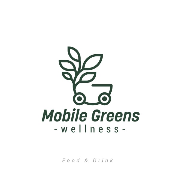 Design by R I S E S ™ titled "Mobile Greens Wellness"