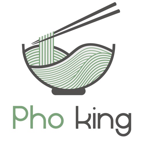 I am looking for logo Pho King for my Restaueant, pho is name of noodle very popular in Veitnam. Design by AlisiiaLisenok