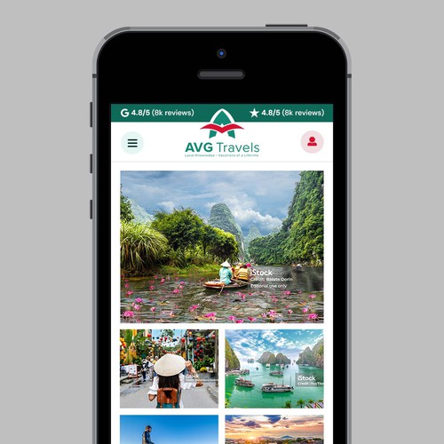 Designs | AVG Travels Redesign Website | Web page design contest