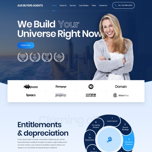 Designs | [REAL ESTATE] Aus Buyers Agent - Main Website | Web page ...