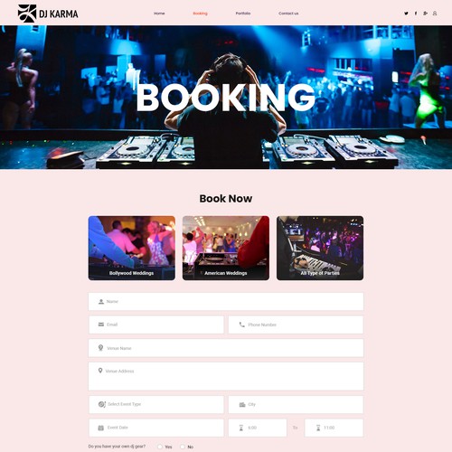 dj karma - playing good music since 2007 Design by Digitechtic