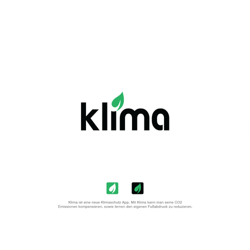 Neues Logo gesucht für die Klimaschutz App: Klima Design by A r s l a n