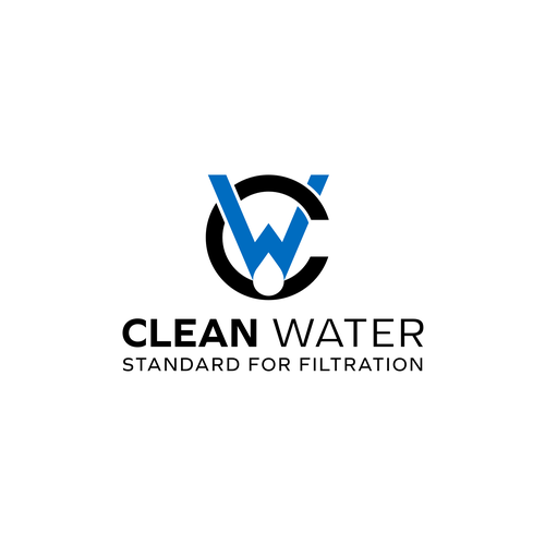 Simple Clean Logo for Water Filtration Company Design by Jinjala