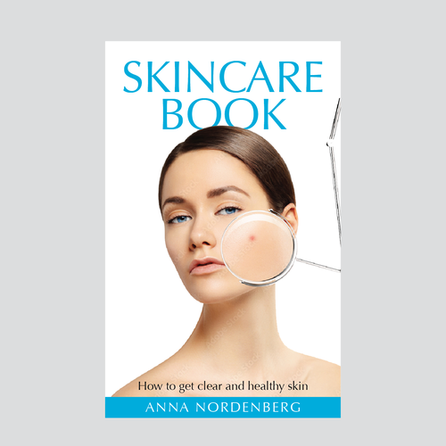 skincare book to help people with unwanted skin issues such as acne .... Design by romy