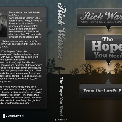 Design Rick Warren's New Book Cover Réalisé par oralia80