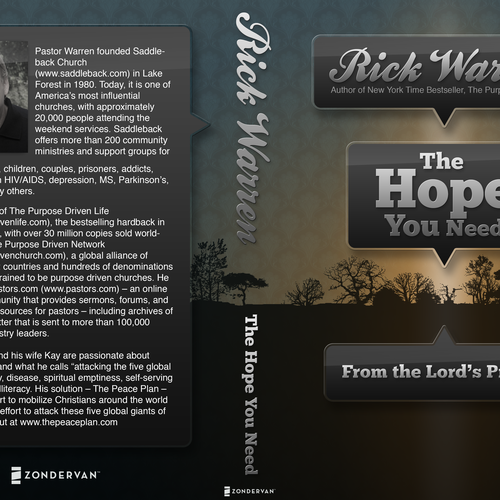 Design Rick Warren's New Book Cover デザイン by oralia80