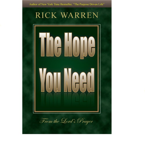 Design Rick Warren's New Book Cover Design réalisé par KamNy