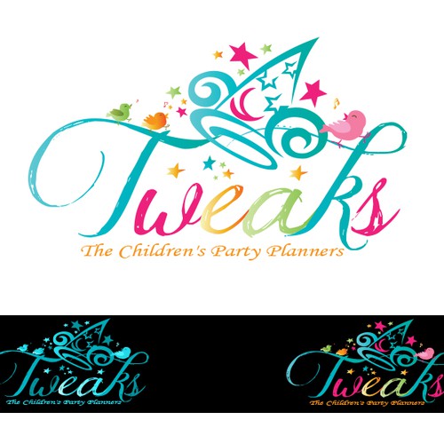 logo for Tweaks - The Children's Party Planners Design by Wessam_e