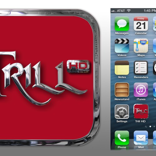 App Icon Design for TrillHD iOS App Design by Lanvinpierre