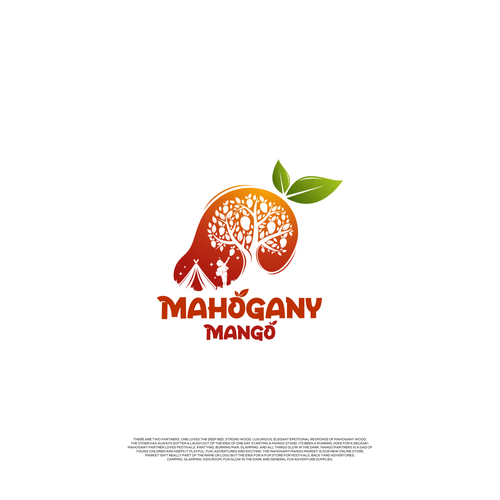 Mahogany Mango, Glow in the Dark Supplies, Festival, Glamping/Camping and Kids Room Fun Market Design by Enigma Graphic™