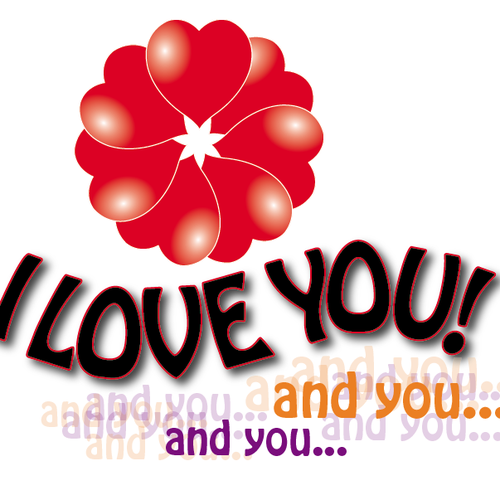 コンペ「"I Love You! And You... And You..." [LOGO - $355]」のデザイン by DesignManさん 