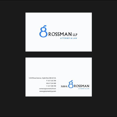 Help Grossman LLP with a new stationery Diseño de krishna_designer