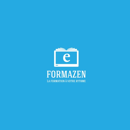 Design di E-learning, online school logo di onefen