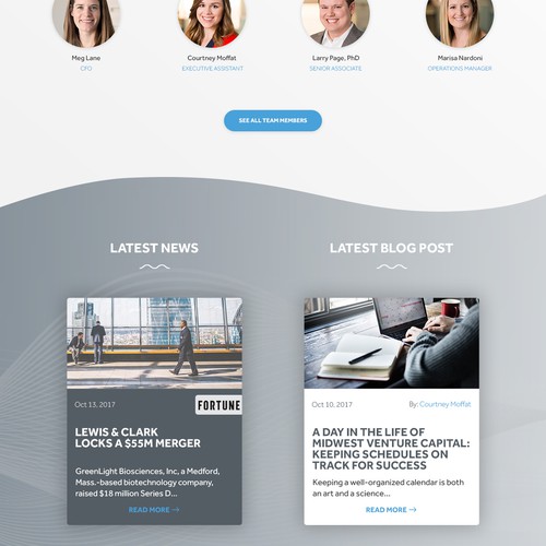 Create a modern Word Press theme design for Lewis & Clark Ventures Design by Balabek