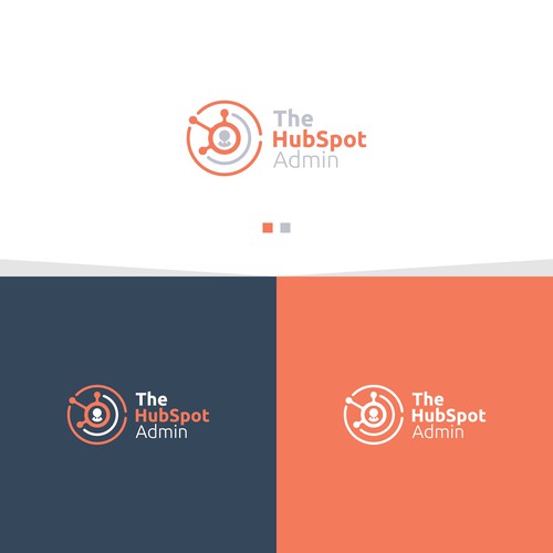 Bold logo that unites and champions the HubSpot Admin Design by MotionPixelll™
