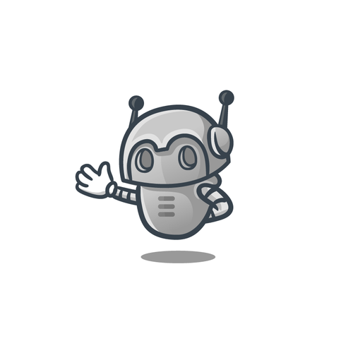 Robot Character/Mascot for Refer-A-Bot Company Design by Rock N Draw