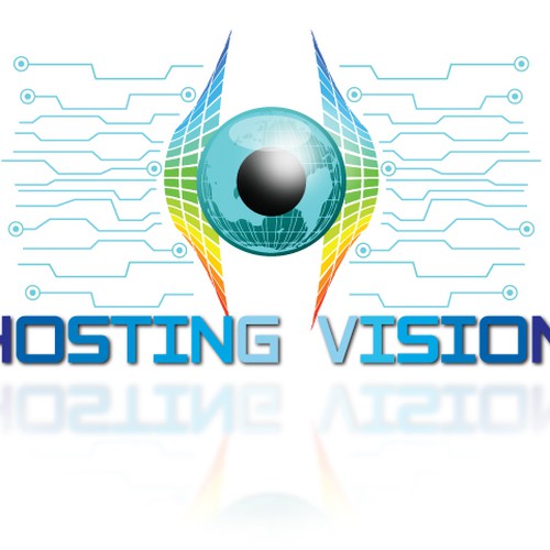 Create the next logo for Hosting Vision Réalisé par dandaroh
