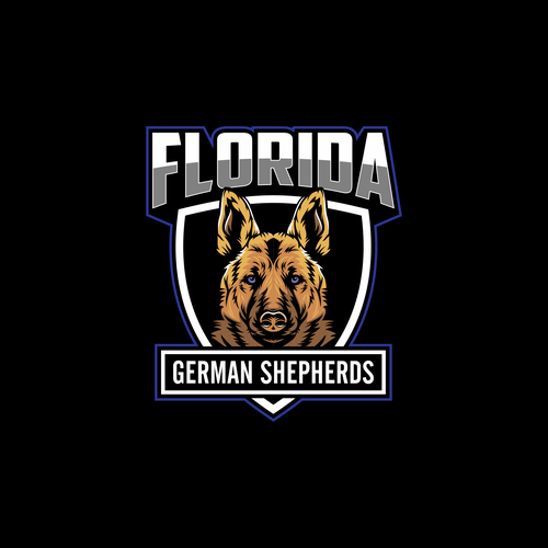 German Shepherd Logo Design by 【FRONTAL】™