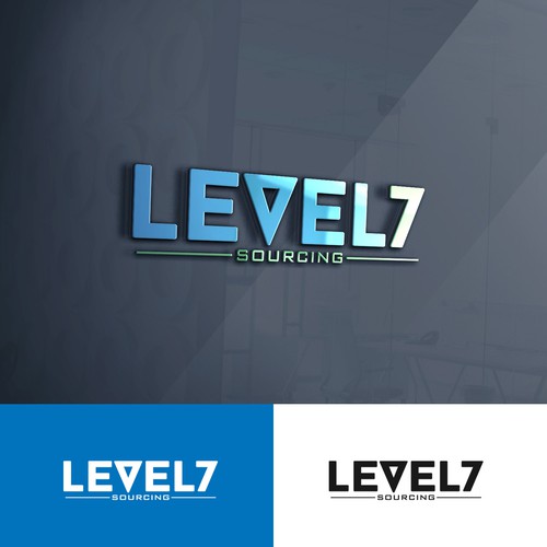 Level 7 Sourcing needs a cool / powerful logo which speaks to its awesomeness :) Design réalisé par brendzart