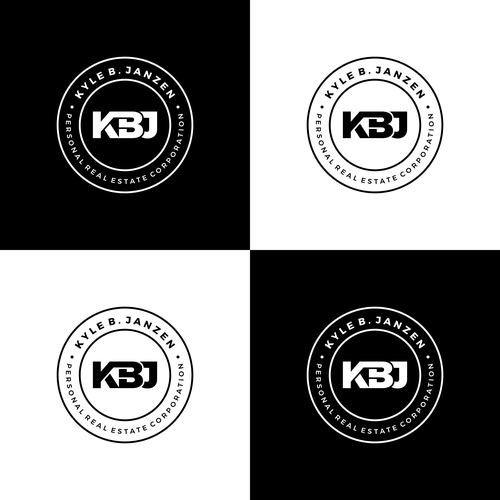 Bold 'KBJ' Logo for Real Estate Agent Design by DesignStar-DS