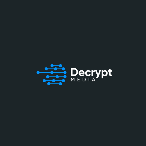 Design a beautiful logo for "Decrypt Media" Design by SOUFIAN⚡