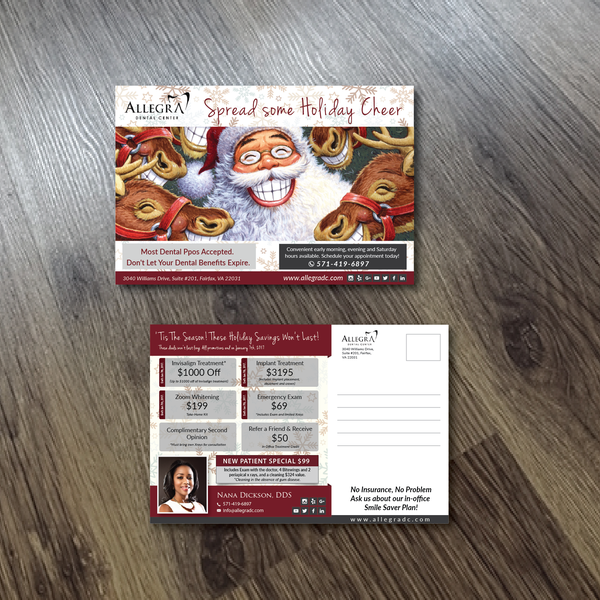 Design by Alex.V titled "Postcard Dental"