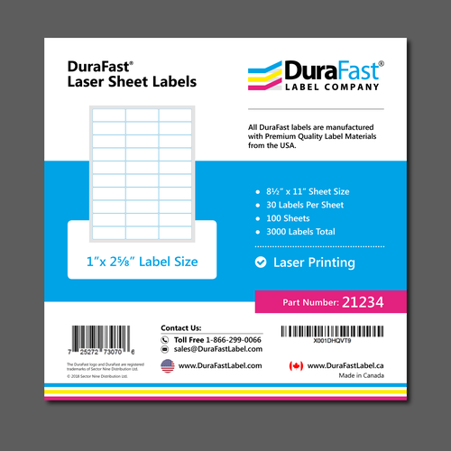 Label Company needs a Design for Pack of 100 'Sheet Label' Product Design by SamKiarie