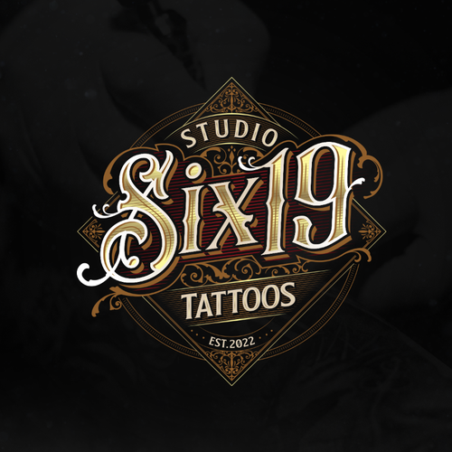 Vintage Tattoo Shop Logo Diseño de Nikola Pantić