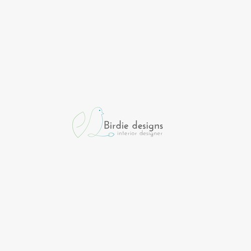 simple design logo to attract sophisticated clients for interior design and architecture Design by BerNadettke