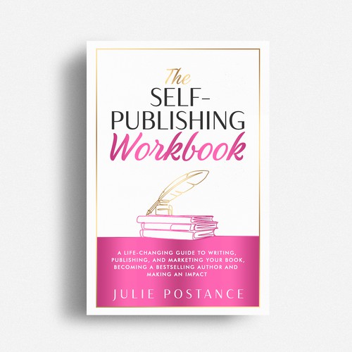 Stunning high quality professional cover for book on self-publishing Design by Yna