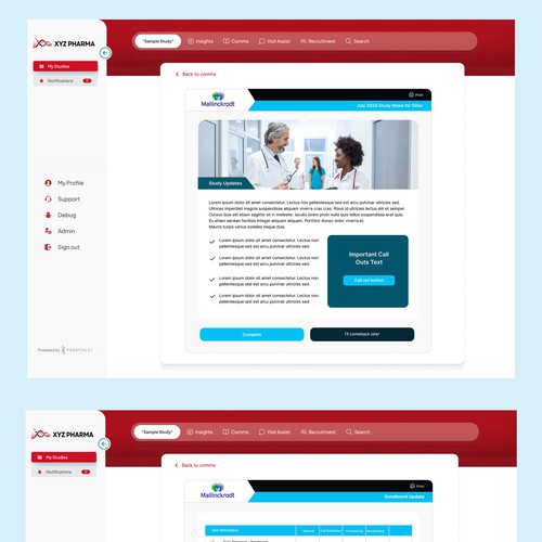 Designs | Templates for Pharmaceutical Trial Engagement | Other web or ... - Pharmaceutical Company Website Design Templates Free Inspiration