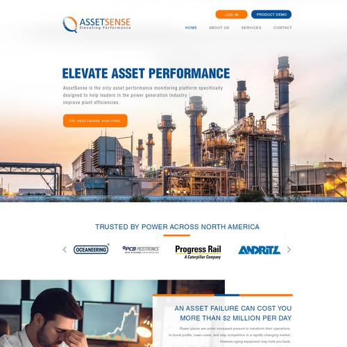 Engaging B2B Website Upgrade for AssetSense Design by Maddy Creative