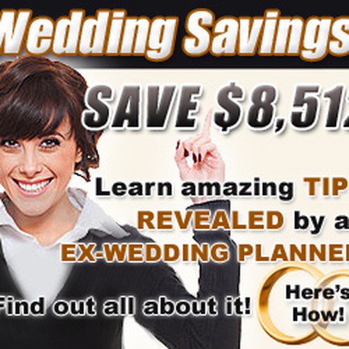 Steal My Wedding needs a new banner ad デザイン by Isabels Designs