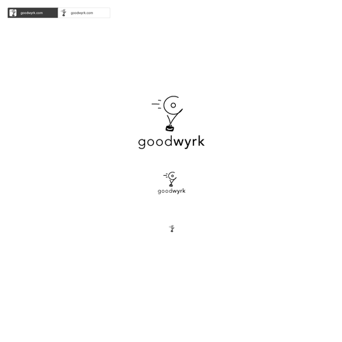 Goodwyrk - a map based job search tech startup needs a simple, clever logo! Réalisé par Zycon?