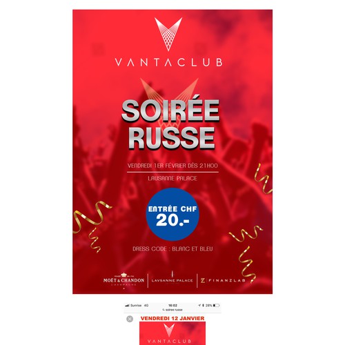 Postal, flyer o impreso propuesta en el concurso por Farhanayounus