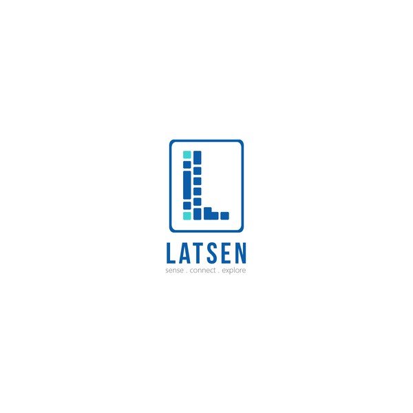 technology concept logo for Latsen