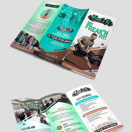 Gym Brochure Réalisé par 123Graphics