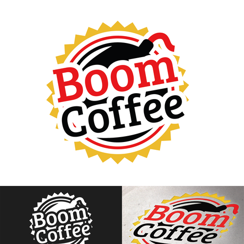 logo for Boom Coffee Design por Bresquilla