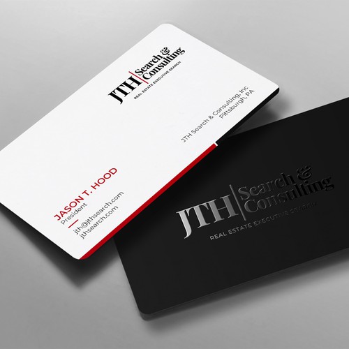 Business Card Design for Executive Search Firm Design by chandrayaan.creative