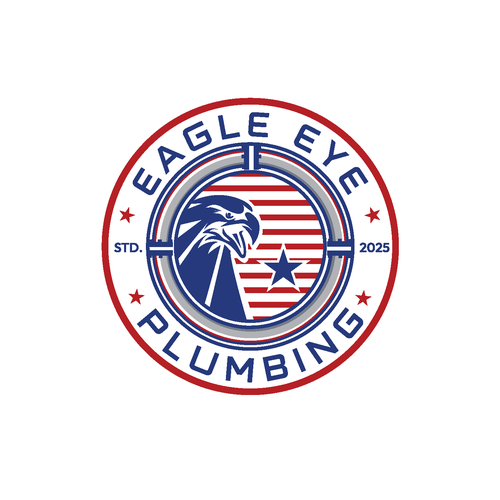 Eye catching and very marketable logo for plumbing company. The company name is Eagle Eye Plumbing Design by ghraph!nk™