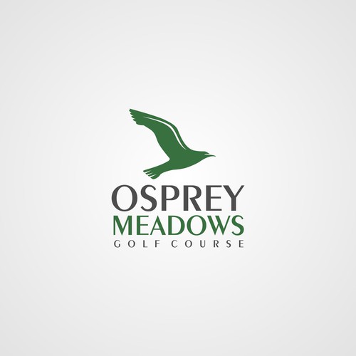 Golf Course Logo - Osprey Meadows Golf Course at Tamarack Design by Vscoanzo