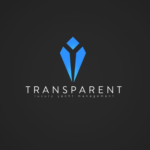 logo for TRANSPARENT Luxury Yacht Management Design by rapsodia