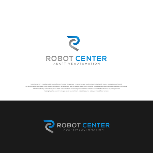 Robot Center Logo Design by R GRAPHIC