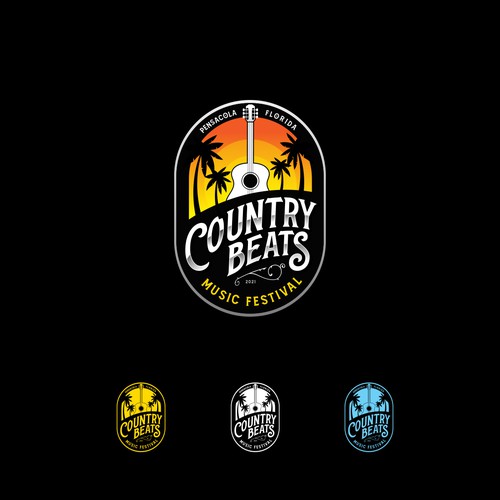 Iconic logo for iconic event for country music festivals in Florida Design by haganhuga