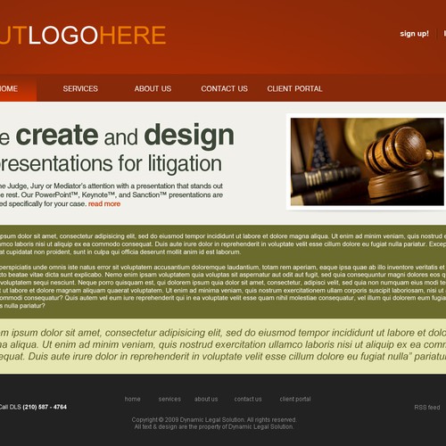 One page Website Templates Diseño de AIDAD