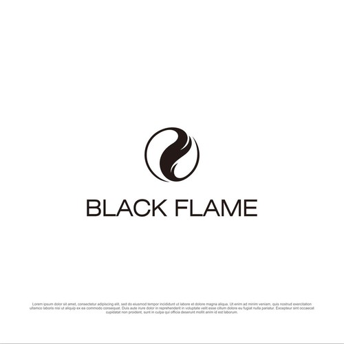 Cool, masculine Logo for company name „Black Flame” Design by Marco Diputra