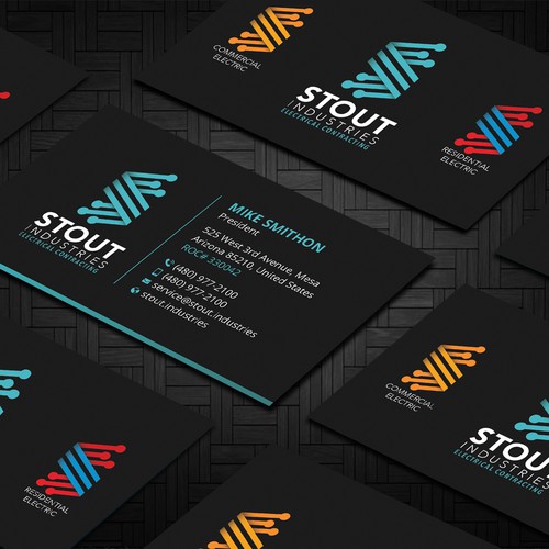 Electrical Contractor needs sleek business card Design by Taaiebah