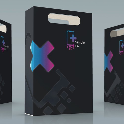 Simple Fix iPad Packaging Design Design by Render Ec